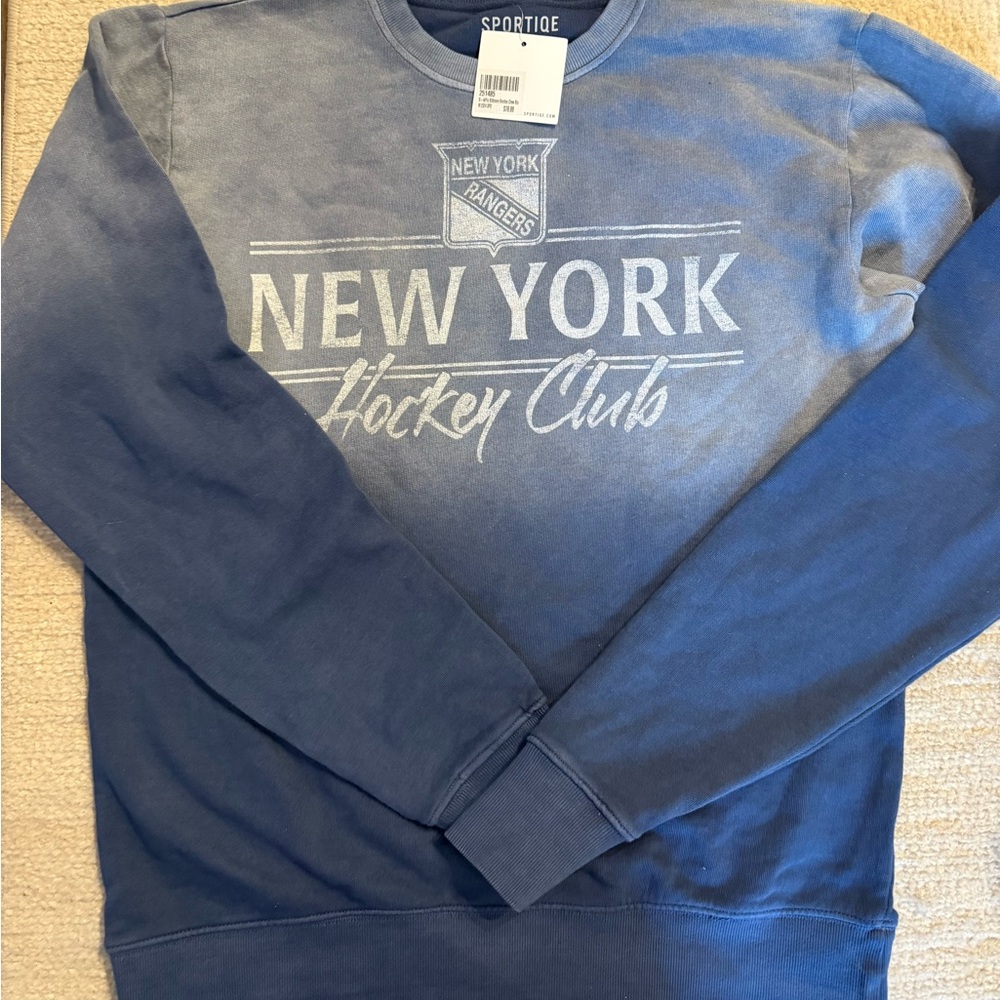 Brand new New York Rangers crew neck